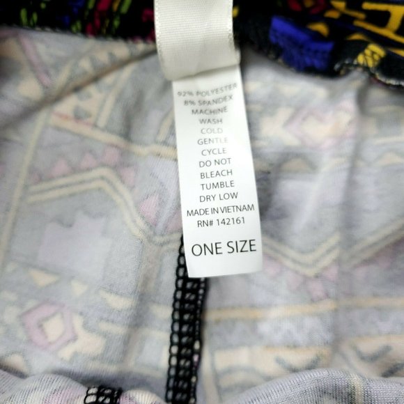 NWOT LulaRoe One Size Leggings  Womens Size 0-12  OS Stretch Pants Multicolor - Picture 5 of 7